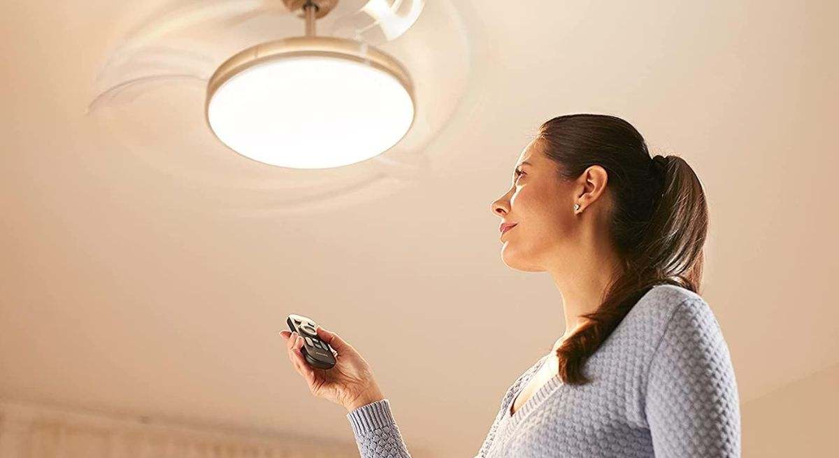 Ventilador de techo con luz LED Philips