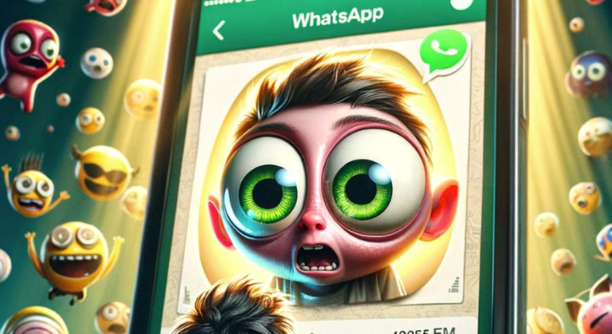 Imagen creada con IA sobre WhatsApp