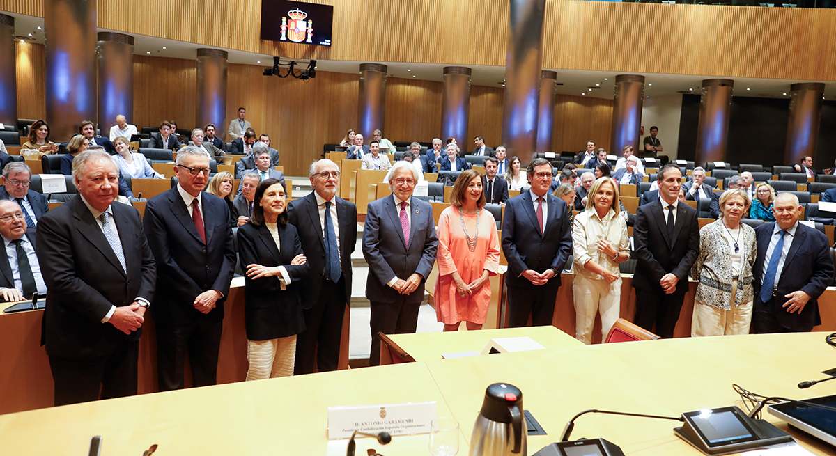 C. González Soler, A. Ruiz-Gallardón, Anabel Díez, A. Brufau, J. Sánchez Llibre, F. Armengol, A. Garamendi, R. Clará, P. Rodríguez, P. Cernuda y M. Guindal. David García.