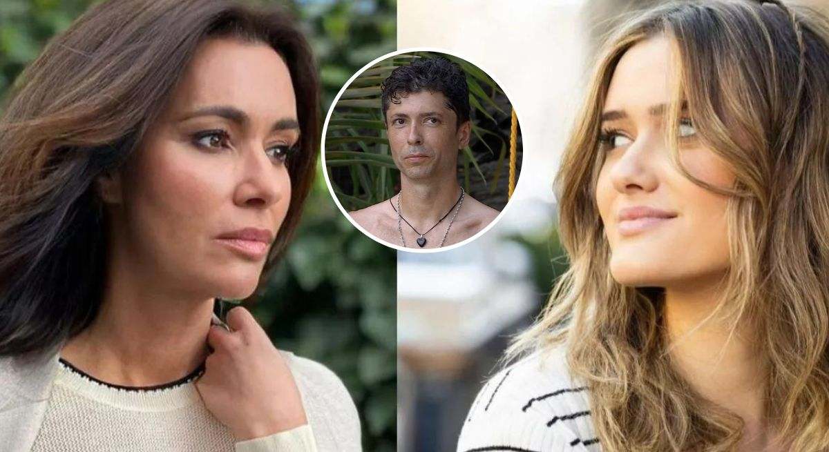Arantxa del Sol, su hija y Ángel Cristo