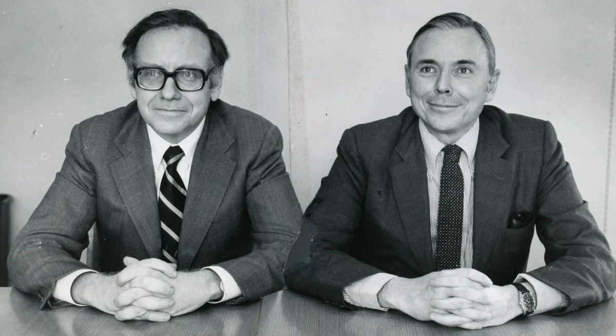 Warren Buffett y Charlie Munger en una imagen antigua