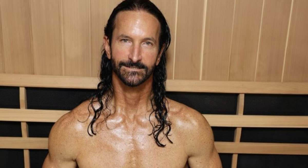 Dave Pascoe en una sauna