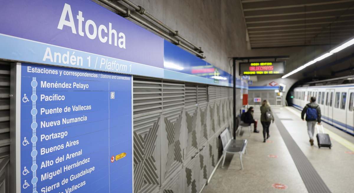 Detalle de la estación de Atocha. Foto: EP.