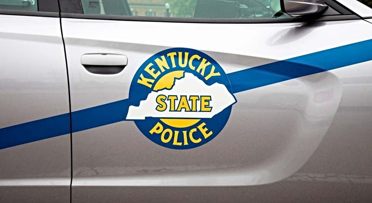 El escudo de la Policía Estatal de Kentucky en un coche patrulla / EP