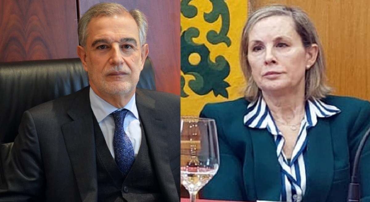 Los magistrados Pablo Lucas y Pilar Teso