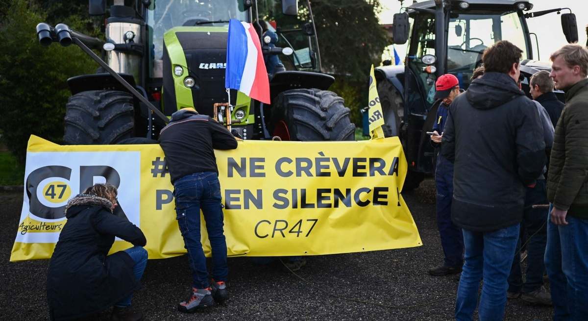Protesta de agricultores franceses / EP