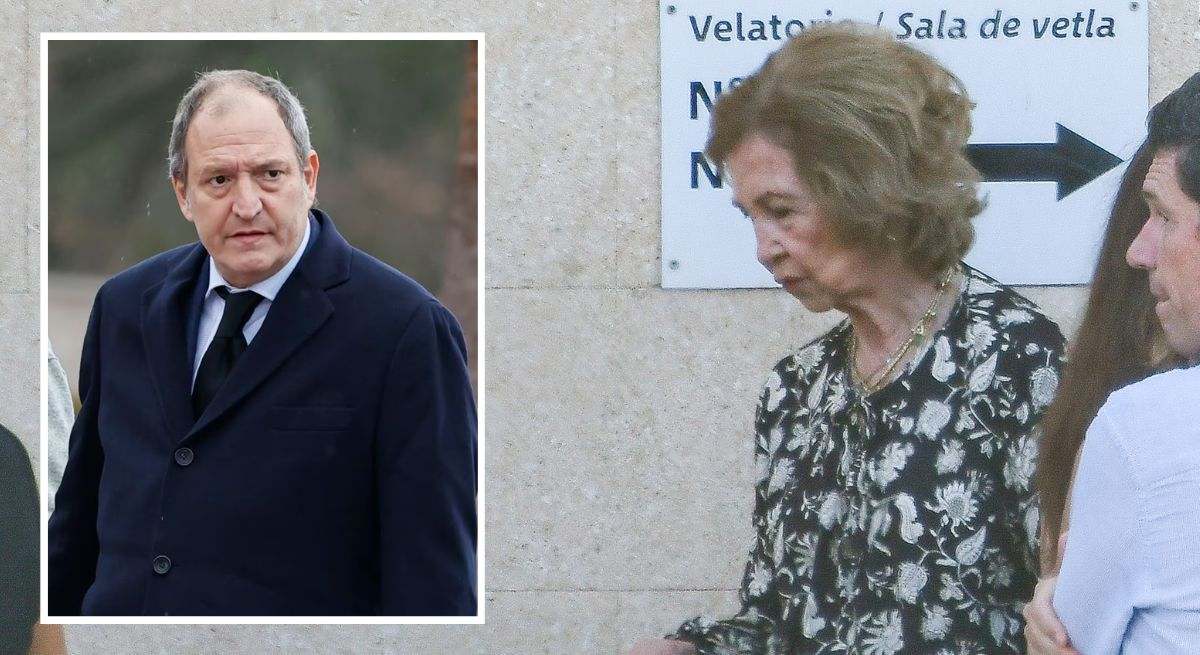 Doña Sofía, el gran apoyo de sus sobrinos en el tanatorio: adiós a Juan Gómez-Acebo