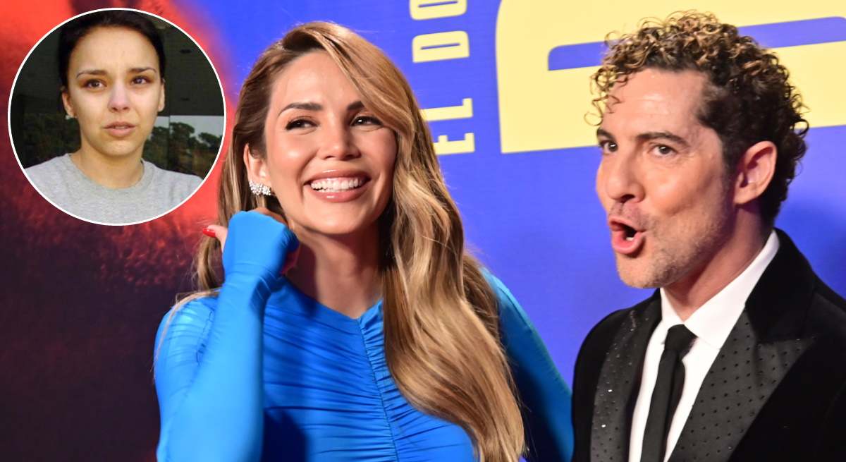 David Bisbal con Rosanna Zanetti y Chenoa 