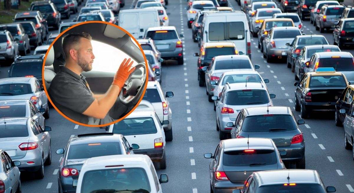 Atasco en autopista