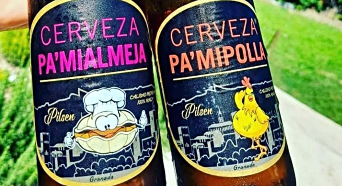 Las cervezas artesanales de Granada Pa'mialmeja y Pa'mipolla