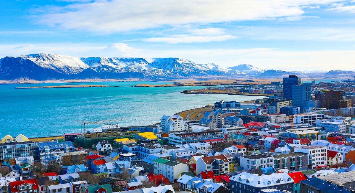 Una bonita estampa de Islandia