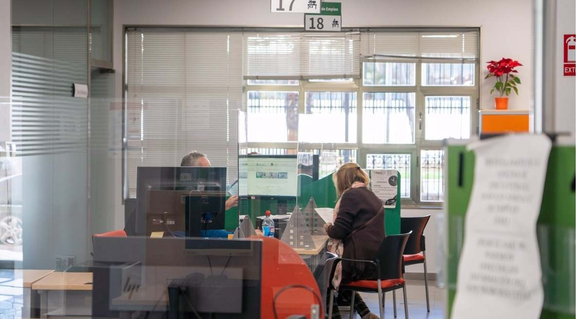 Imagen de una oficina de empleo.