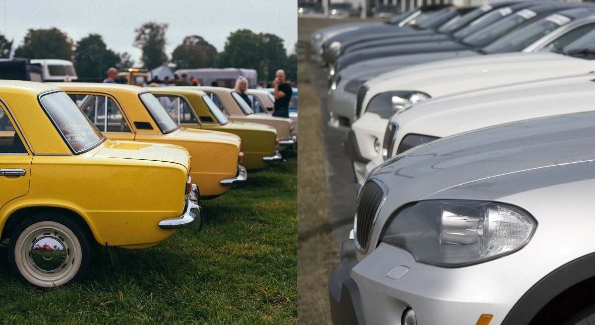 Por qué los coches antes eran de colores y ahora no.