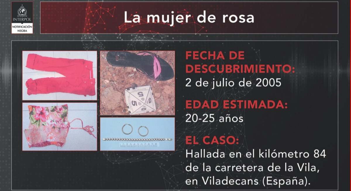 "La mujer de rosa"