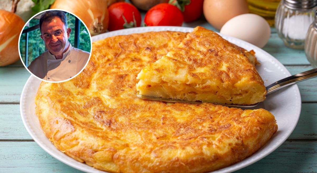 Ni en las patatas ni en los huevos: aquí está el truco infalible de Martín Berasategui para que la tortilla de patatas no quede seca