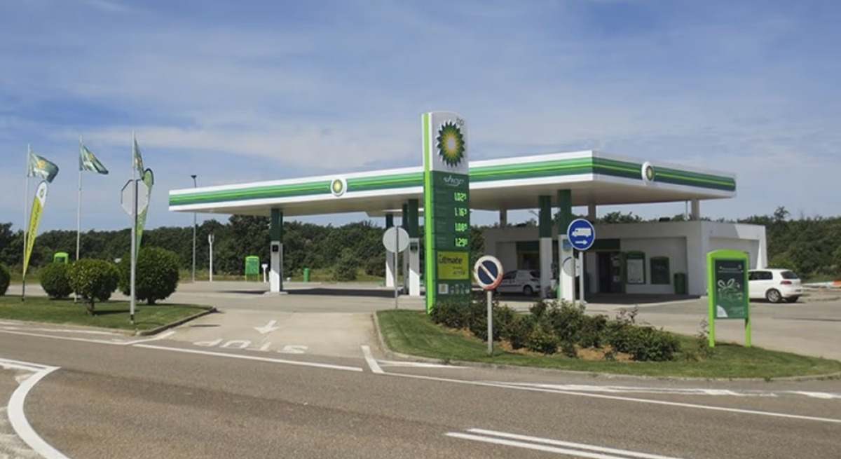 Una gasolinera de BP.