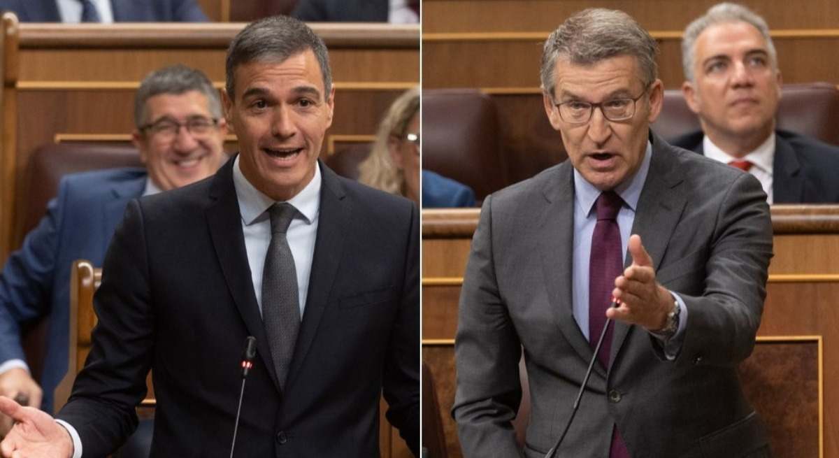 Pedro Sánchez y Alberto Núñez Feijóo.