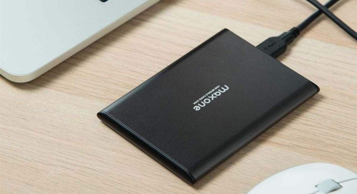 Disco duro externo portátil 1 TB de Maxone