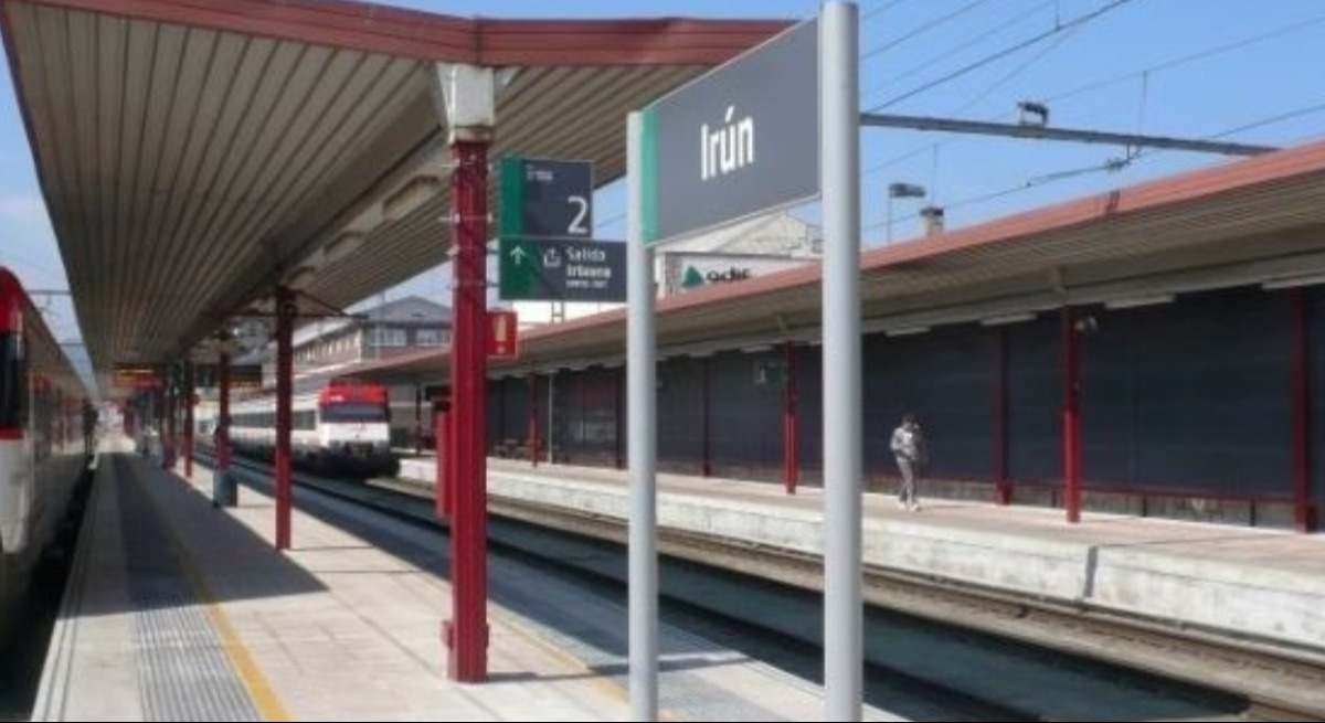 Cercanías en Irún.