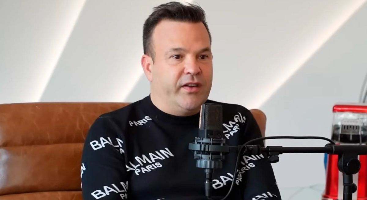 El millonario José Elías durante una entrevista