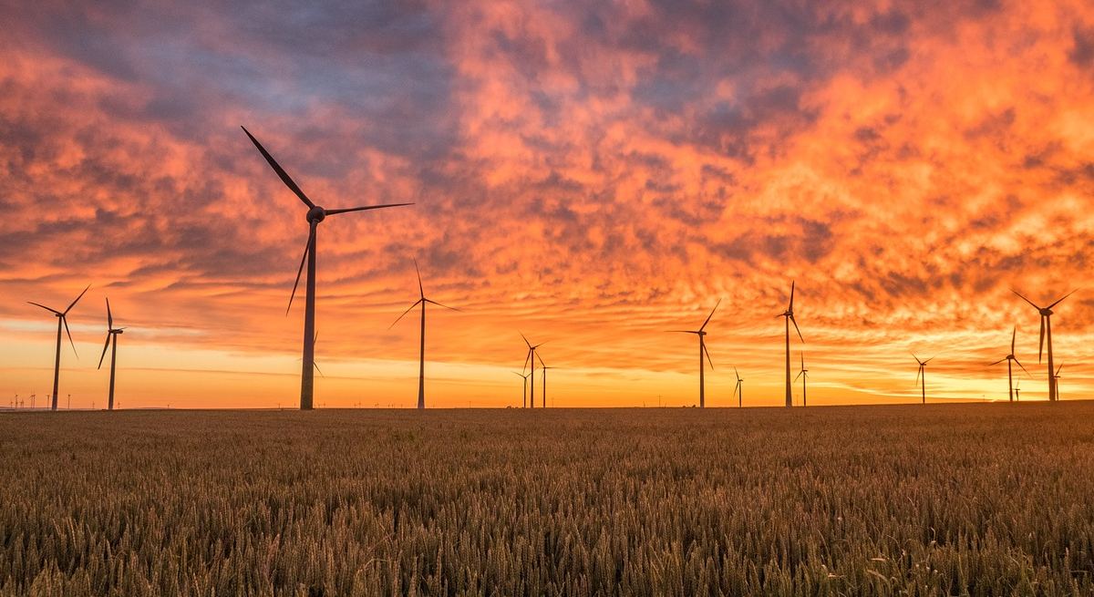 energía eólica molinos de viento renovable