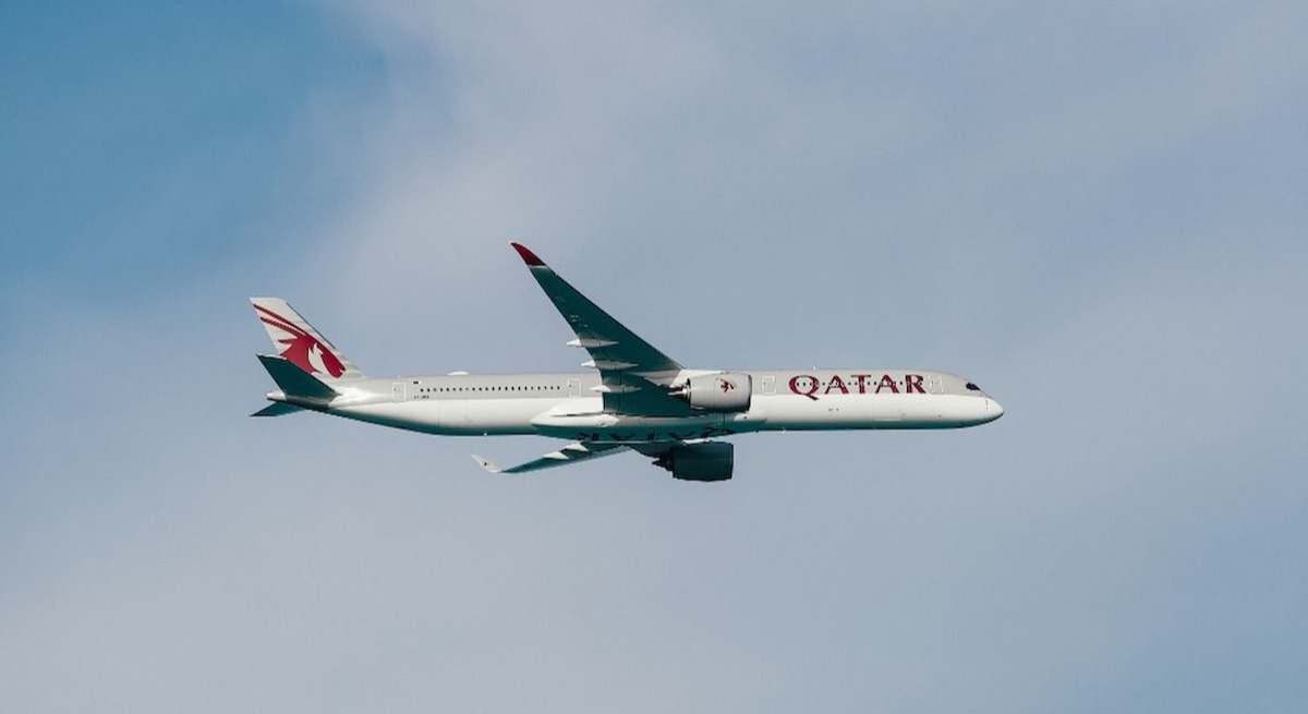 Avión de Qatar Airways