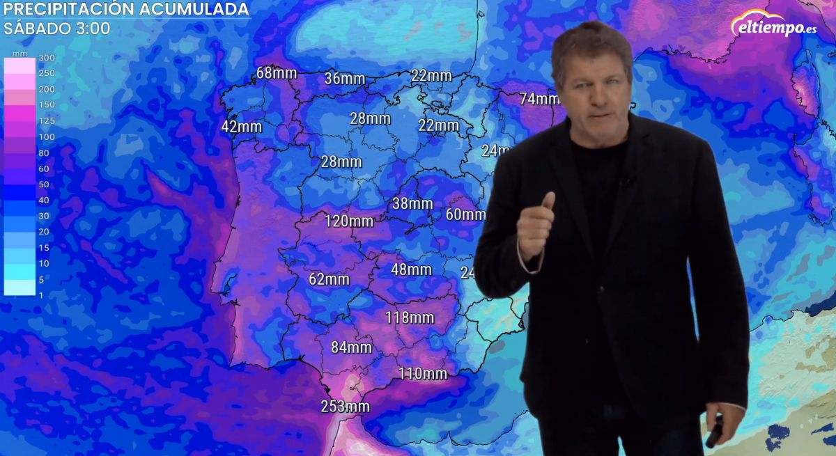 Mario Picazo explica la previsión de lluvias esta semana. / Foto: eltiempo.es