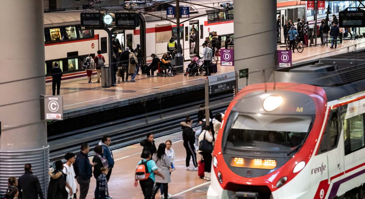 Una fotografía de recurso de la estación de Atocha.