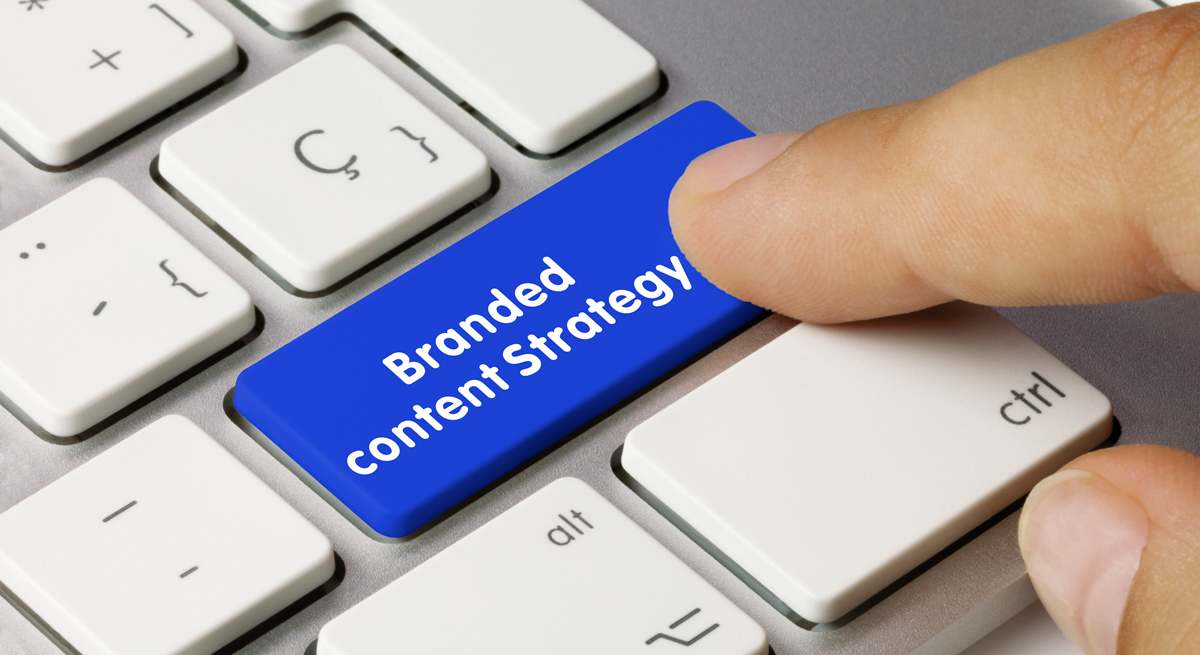Tecla azul que pone Branded content strategy