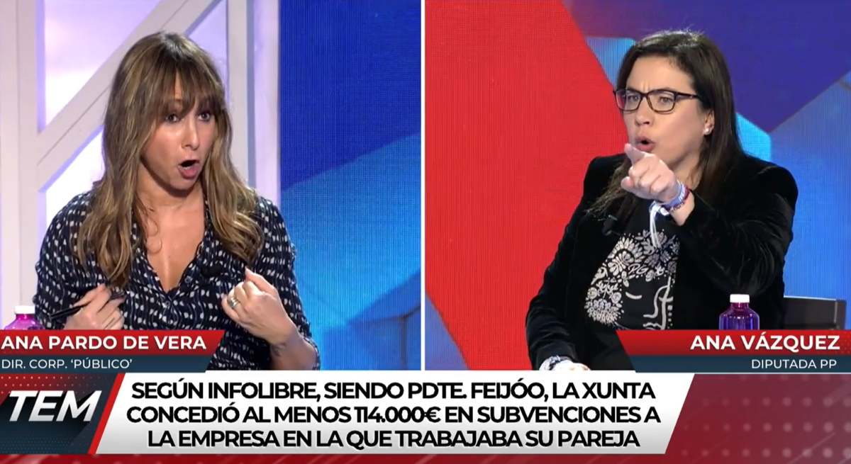 Pelea entre Ana Pardo de Vera y Ana Vázquez en Todo es mentira