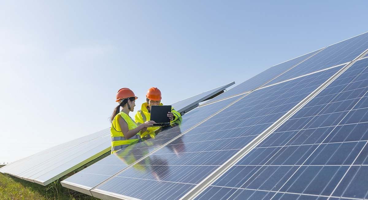 Una planta fotovoltaica
