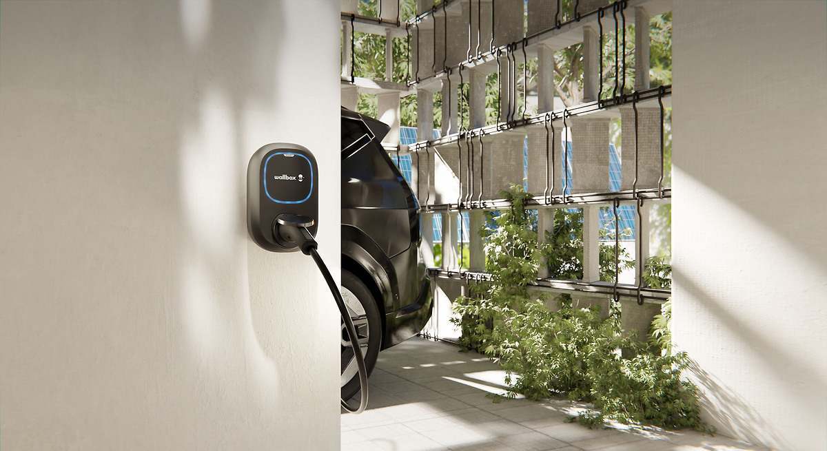 Cargador de Wallbox. EE