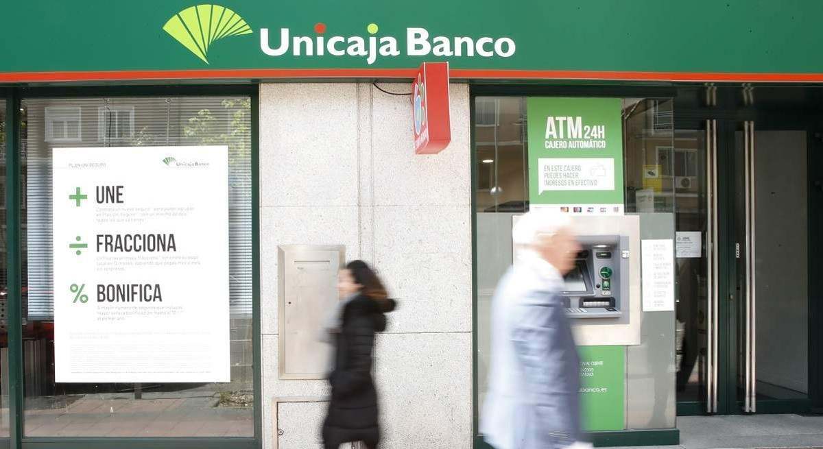 Una sucursal de Unicaja.