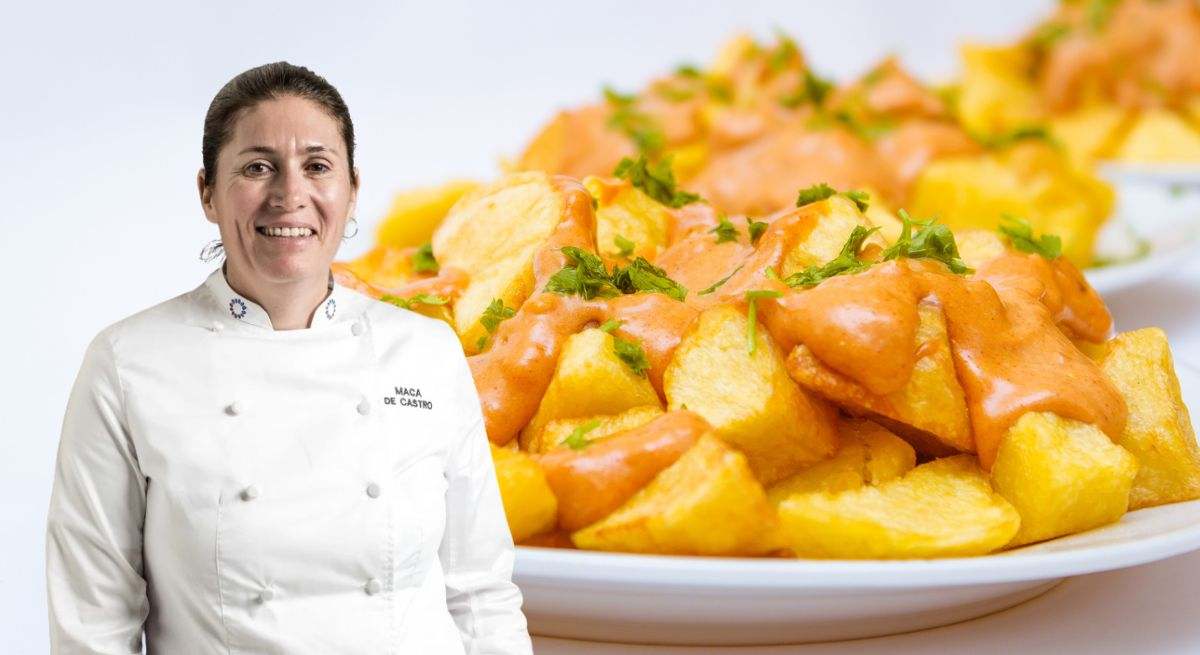 Maca de Castro (44 años), chef mallorquina, confirma el secreto para las mejores patatas bravas: "El truco no está en la salsa"