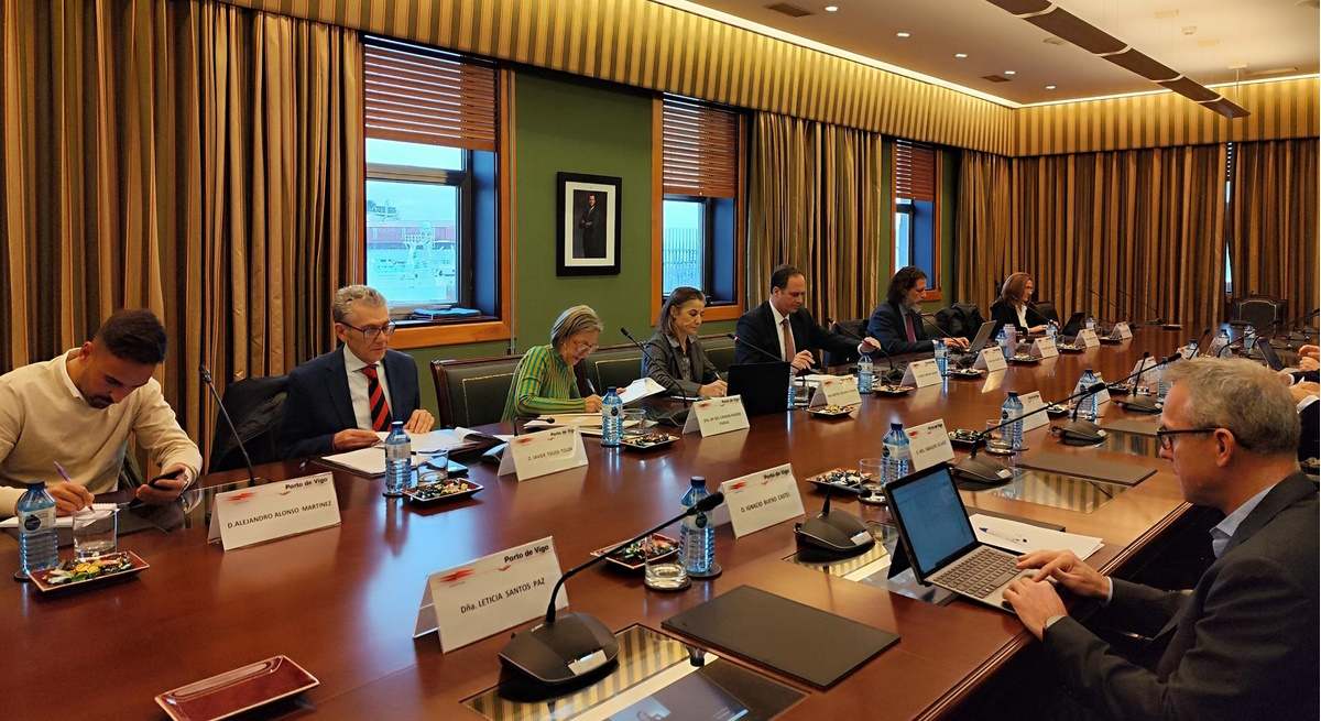 Reunión del Consejo de Administración del Puerto de Vigo.