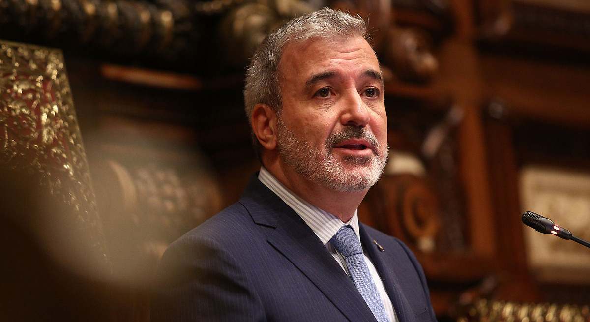 El alcalde de Barcelona, Jaume Collboni. EE