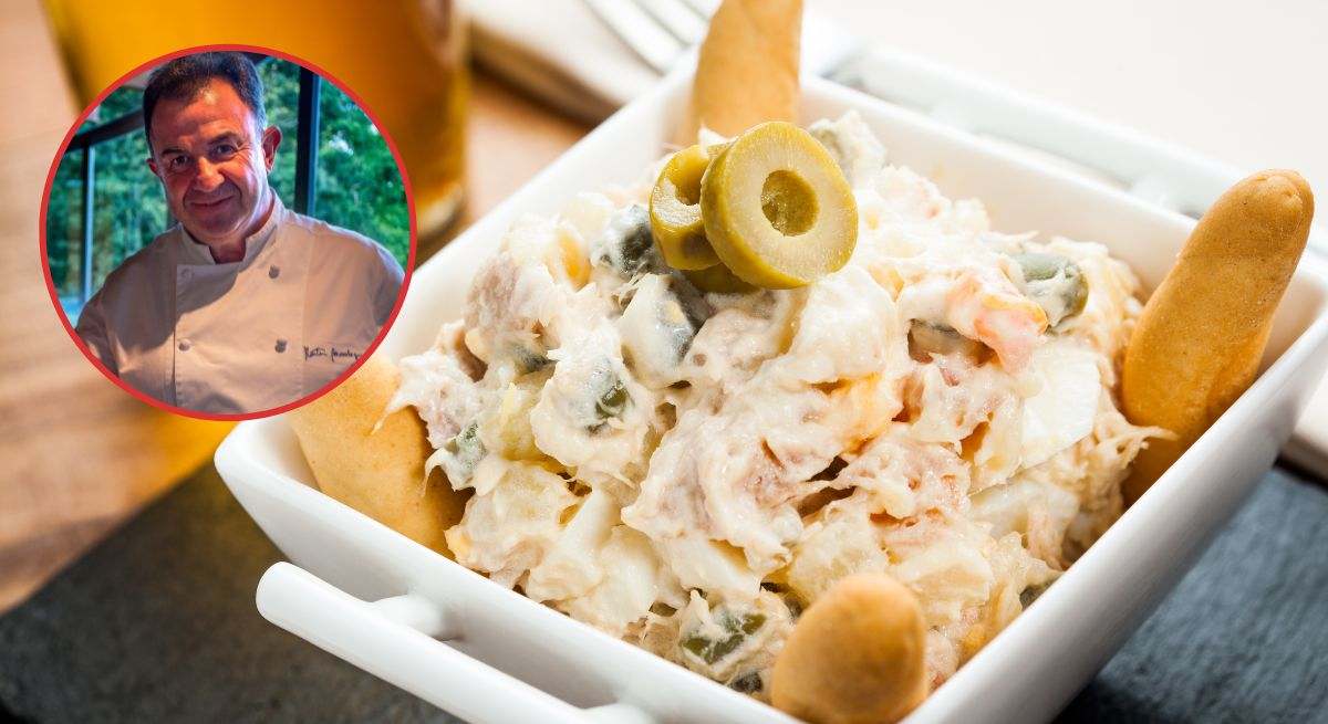 El truco de Martín Berasategui para que la ensaladilla quede perfecta