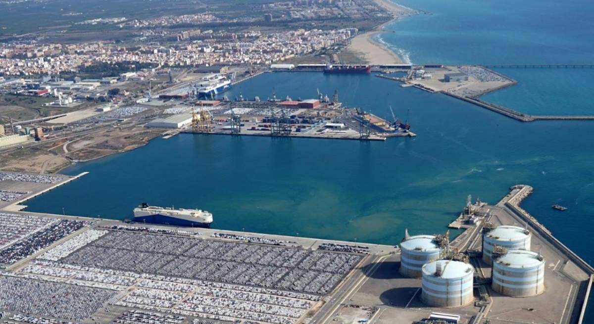 Una imagen del puerto de Sagunto.