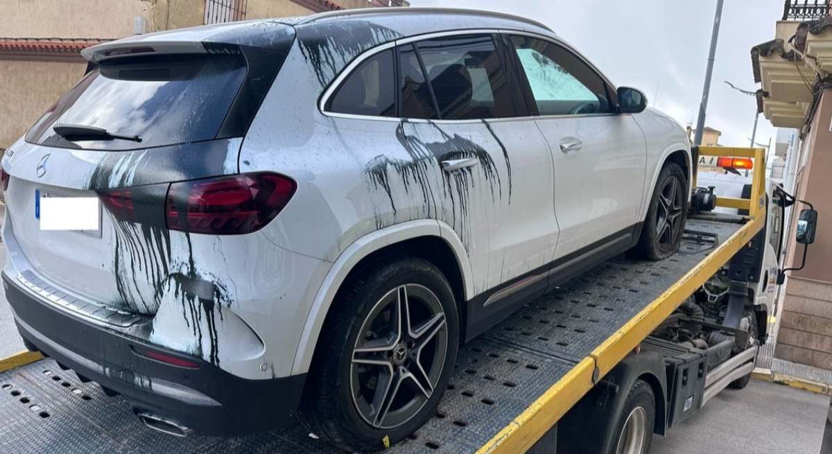 Vehículo de la jueza del 'caso Barbate'.