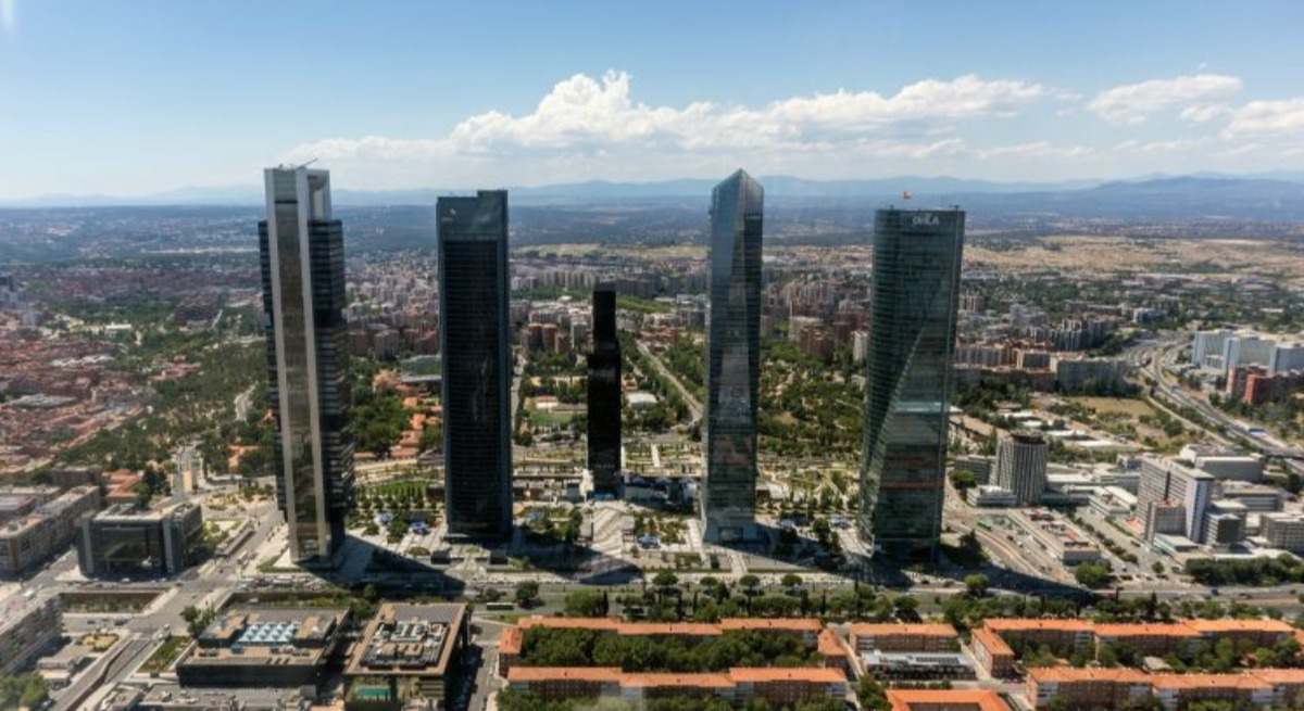 Cuatro torres de Madrid.