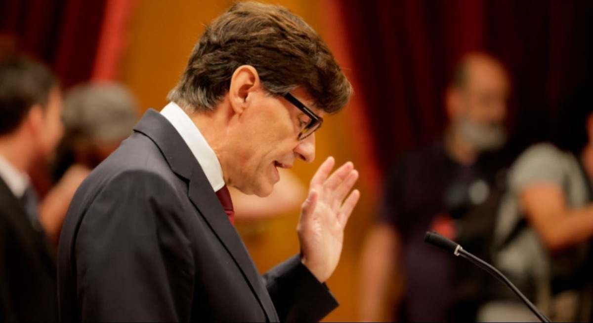 El presidente de la Generalitat, Salvador Illa. EE