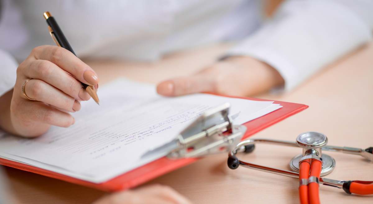 Imagen de recurso de una doctora.