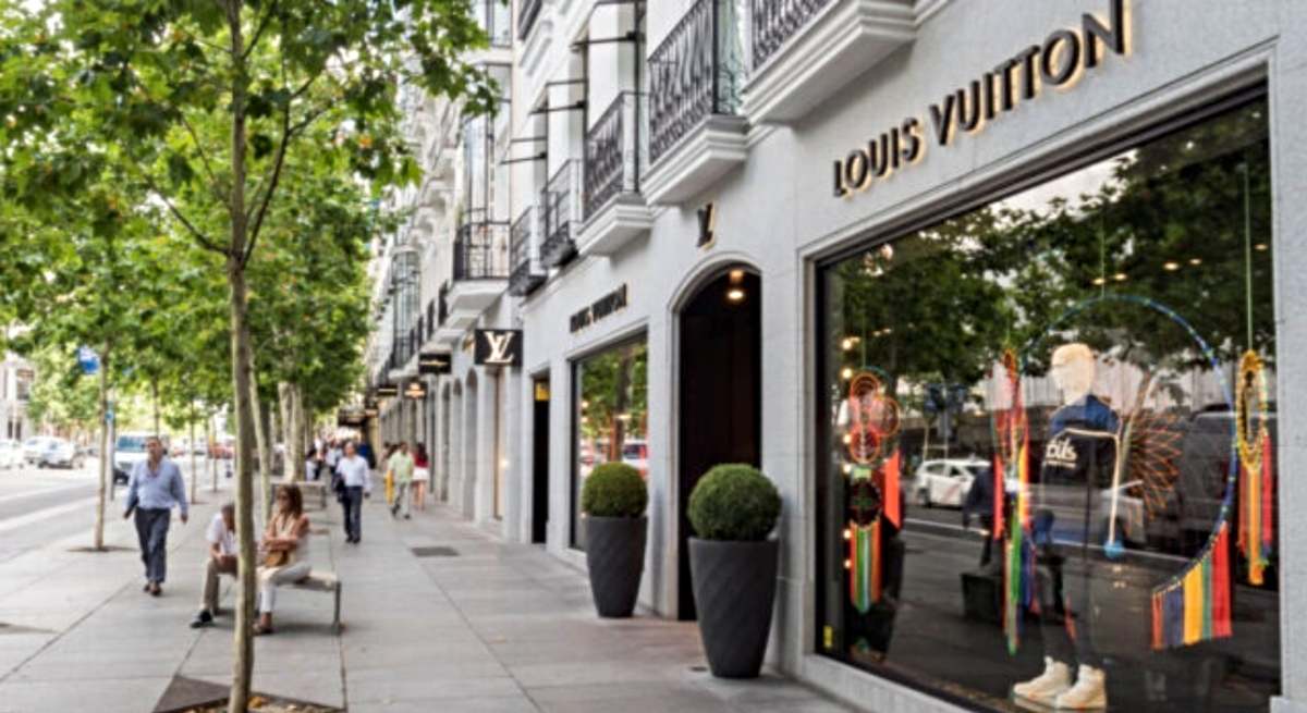 Teinda Luis Vuitton en la calle Serrano, 66 de Madrid, ciudad donde tiene otras dos