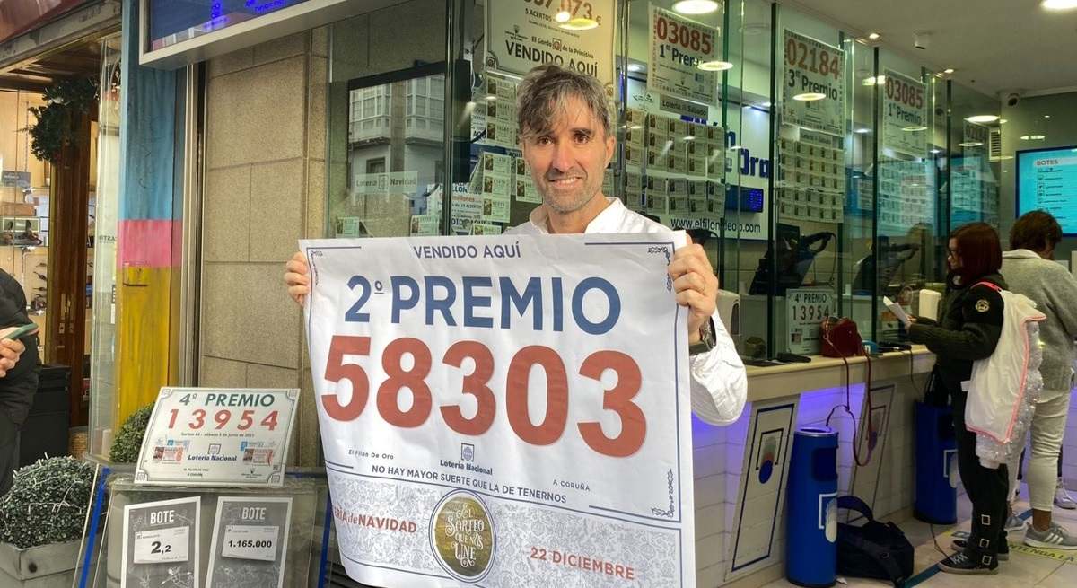 Administracion 7 de A Coruña agraciada con el segundo premio