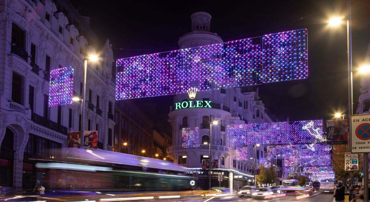 Luces de Navidad en Madrid. / Foto: Dreamstime