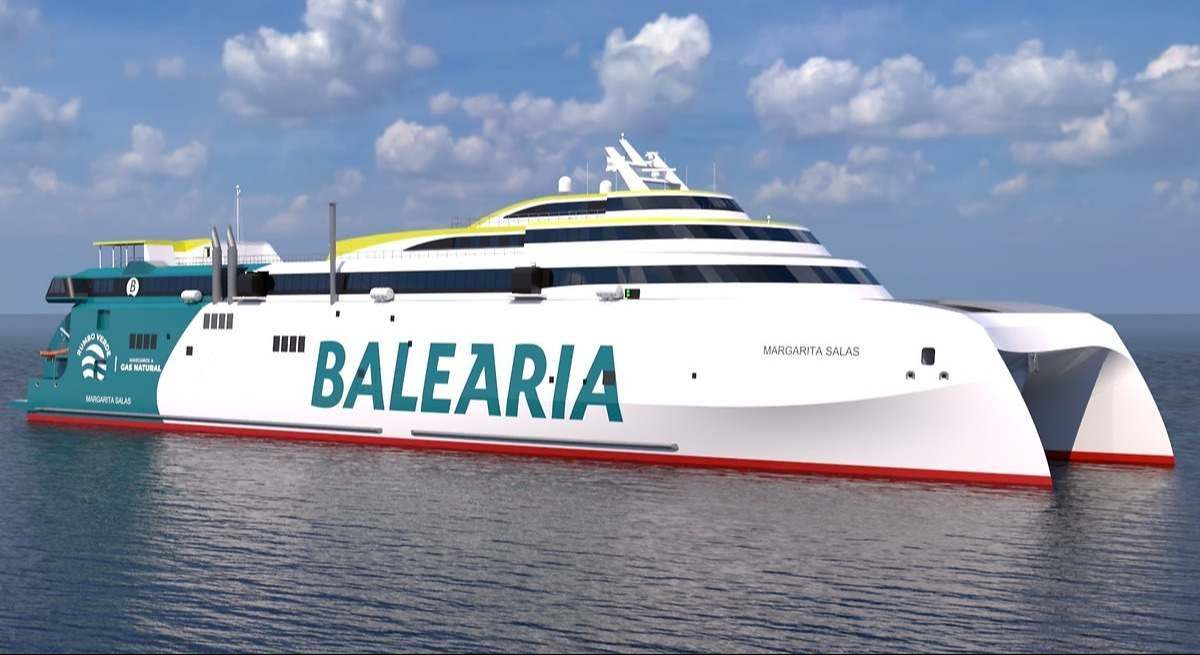 Un fast ferry de Baleària.