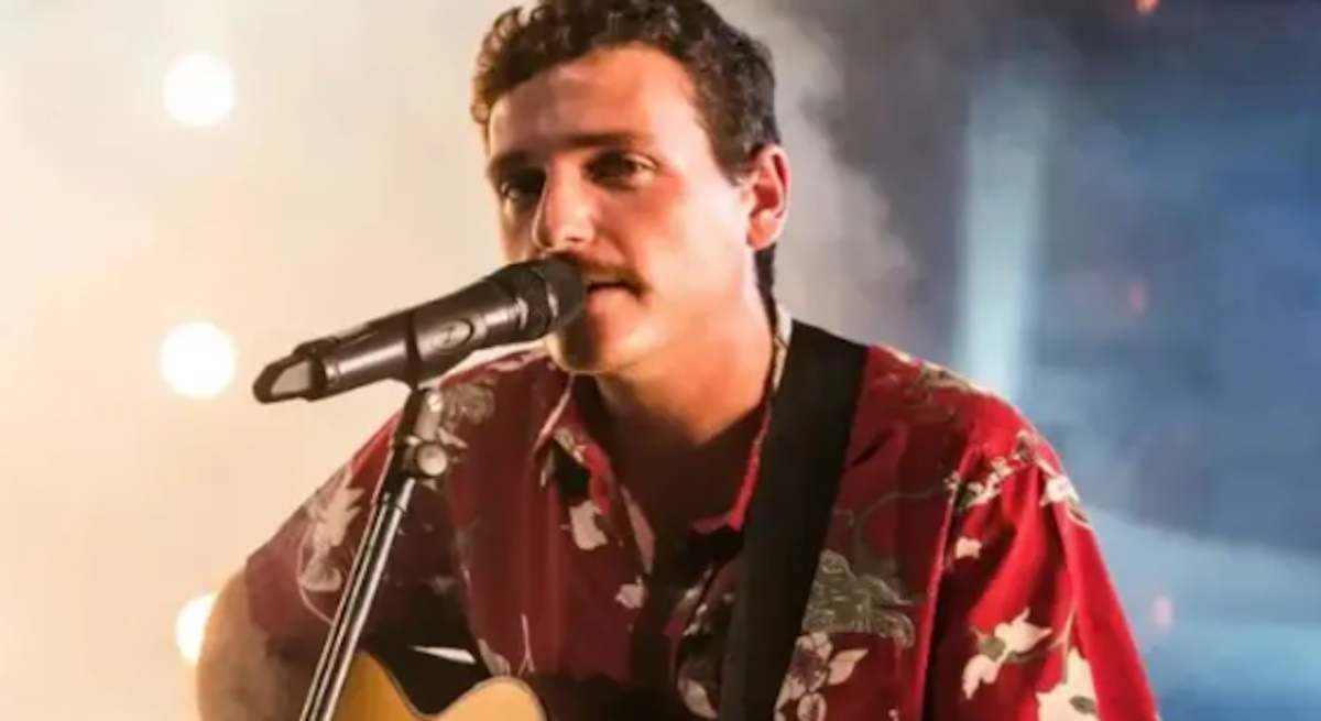 El cantante Diego Gallardo
