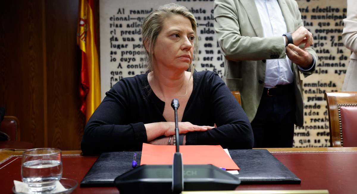 María Cristina Álvarez, en su comparecencia en el Senado.