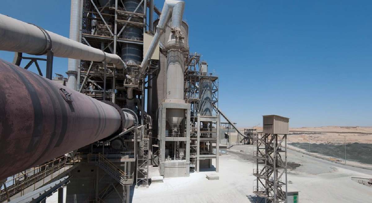 Planta de Arabian Cement Company en Egipto.