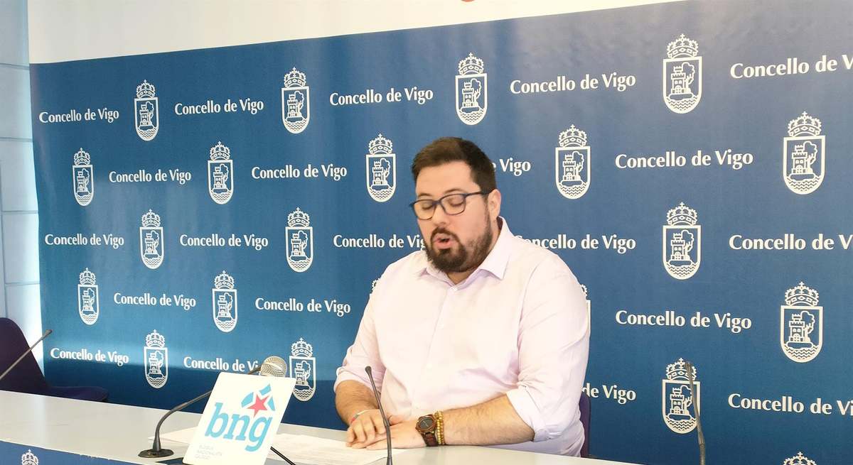 El portavoz del BNG en el Ayuntamiento de Vigo, Xabier Pérez Igrexas.